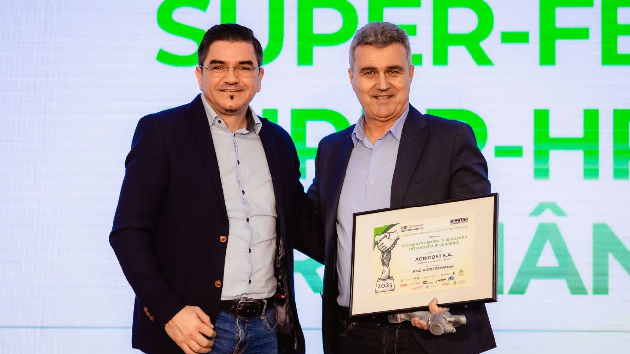 Agricost a primit Premiul de Excelență pentru Agricultura Inteligentă și Durabilă