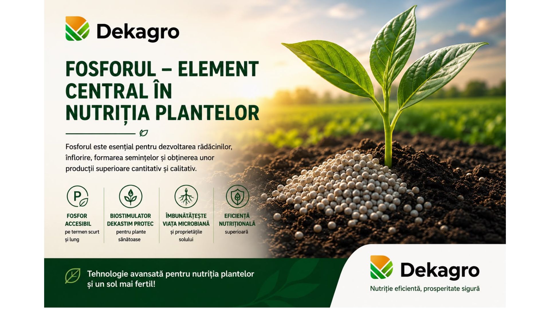 Dekagro - importanța fosforului