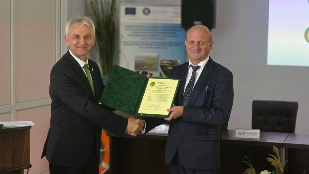 Maricel Dima (dreapta), alături de Florin Stănică