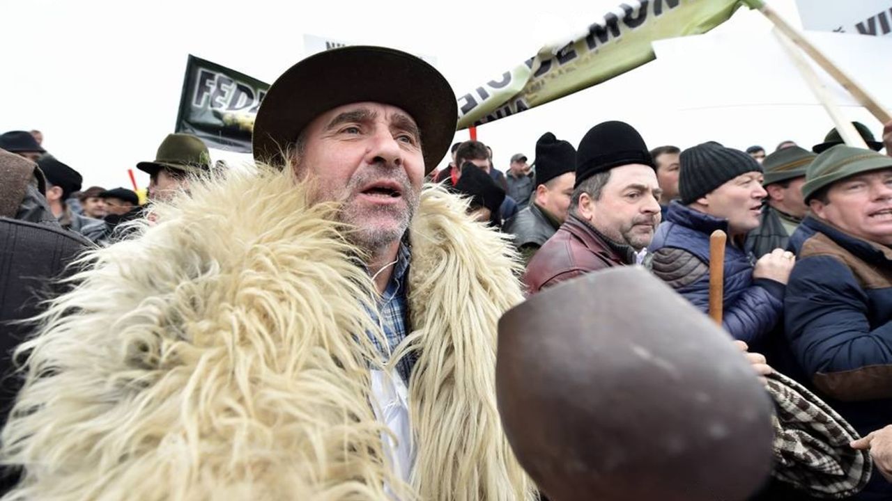 Oierii - protest la București